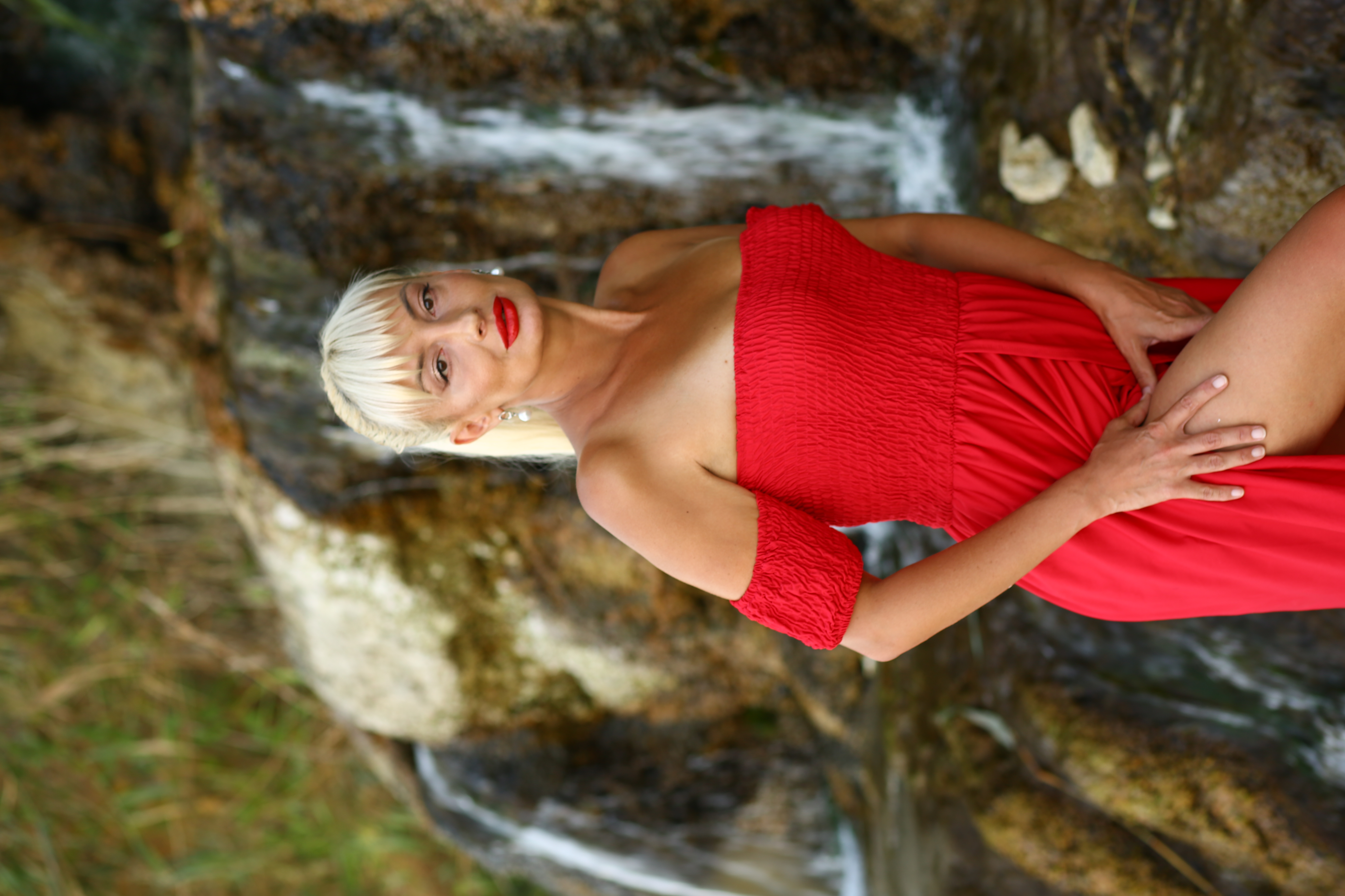 Blonde woman