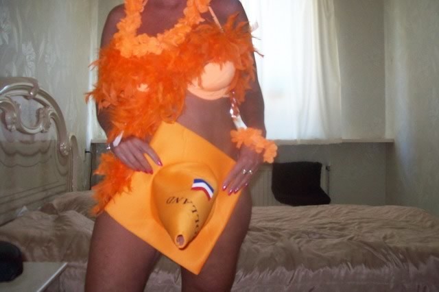 Hup Holland hup! Zoals je ziet, ik ben klaar voor het WK! Ik