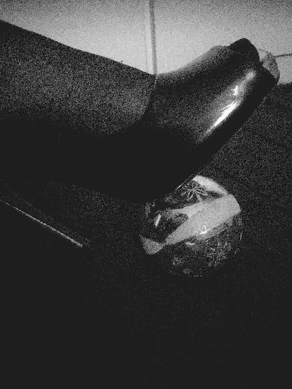 Grote borsten en high heels