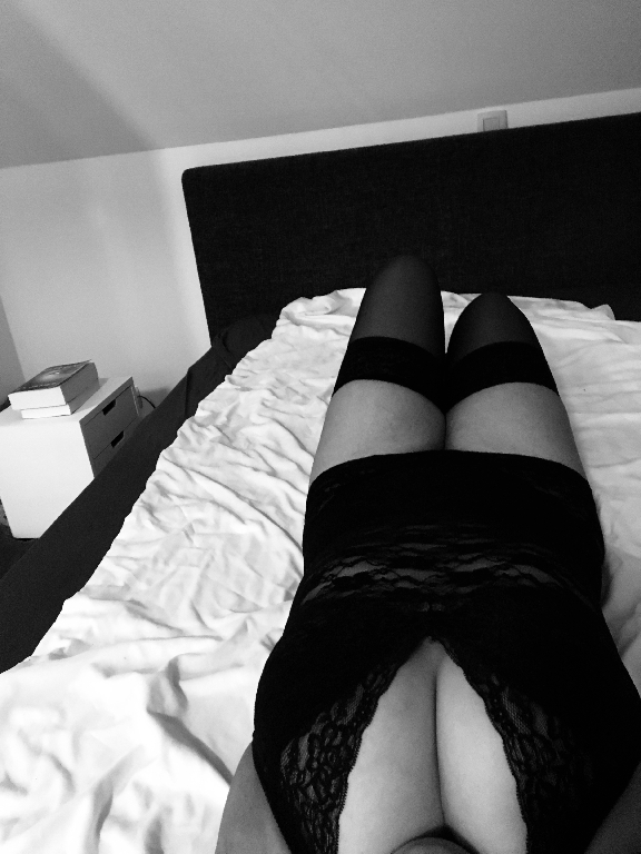 black en white